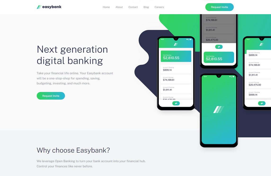 Product Landing Page project screenshot